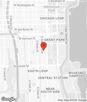 Map of Burger Alley Chicago - 829 S Wabash Ave, Chicago, IL, 60605, US